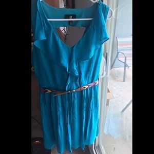 Turquoise dress